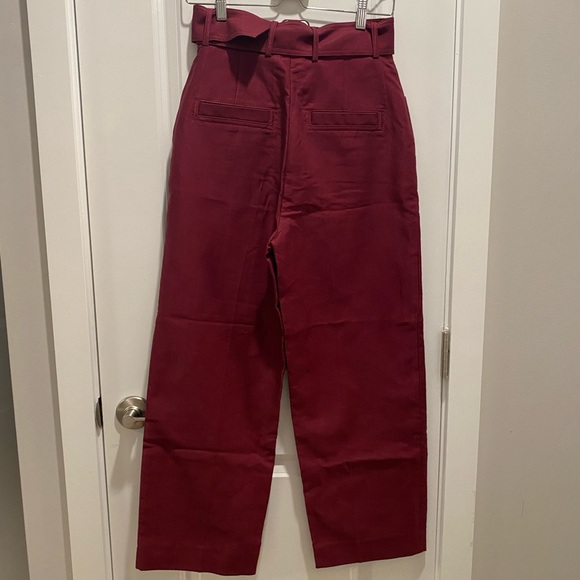 NWT Sandro Wide Leg Crop Pants Size FR36 or US small - Picture 4 of 11